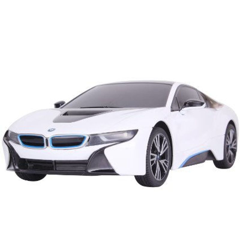 Jucarii, Copii si Bebe - Jucarii si jocuri - Vehicule si jucarii cu telecomanda - Masinute - Masina cu radiocomanda 1/18 bmw i8 alb 59200 - Infinity.ro