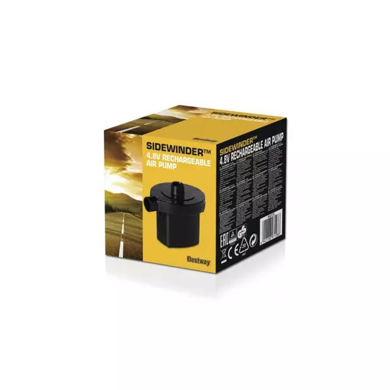 Sport si Outdoor - Ciclism - Accesorii pentru biciclete - Pompe biciclete - Pompa electrica bestway 4.8v pe baterii cu incarcare usb, 3 duze incluse, 62130 - Infinity.ro