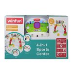 Jucarii, Copii si Bebe - Jucarii si jocuri - Jucarii bebelusi - Jucarii interactive bebelusi - Jucarie copii interactiva centru sport 4 in 1 cu sunete si lumini winfun 006001 - Infinity.ro