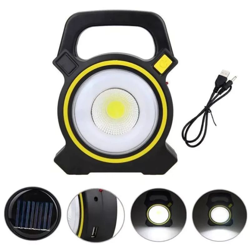 Casa si Gradina - Corpuri si surse de iluminat - Iluminat comercial si industrial - Proiectoare si lampi de lucru - Proiector Solar Portabil LED MRG M819A, Lampa de Lucru Auto, Reincarcabil - Infinity.ro
