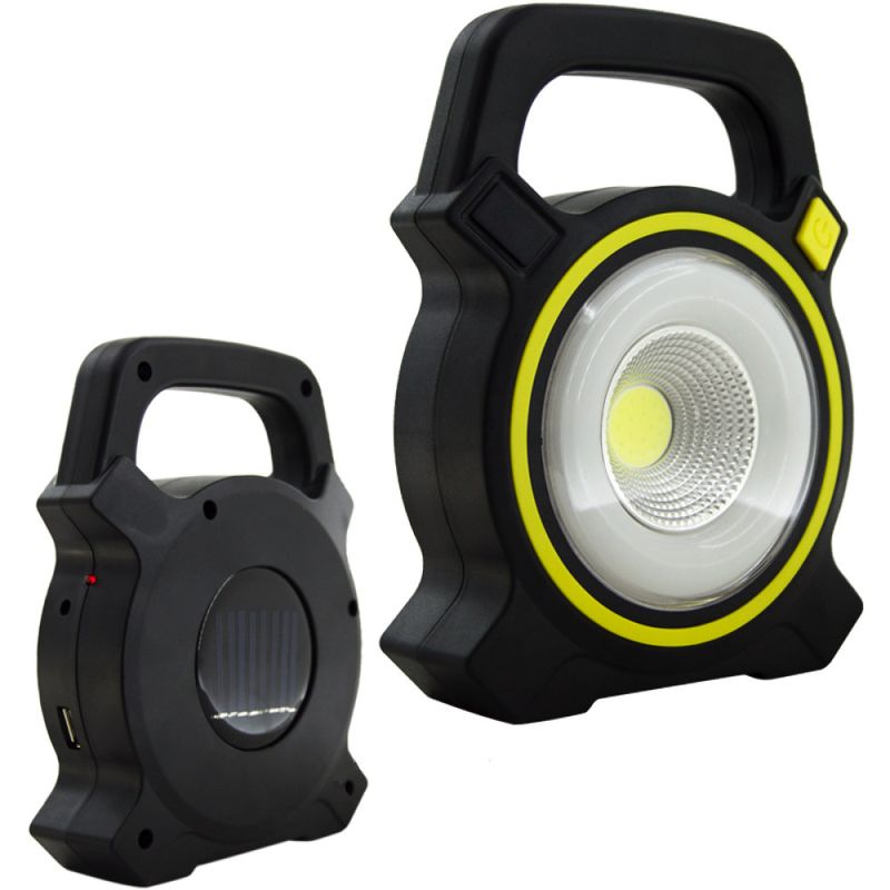 Casa si Gradina - Corpuri si surse de iluminat - Iluminat comercial si industrial - Proiectoare si lampi de lucru - Proiector Solar Portabil LED MRG M819A, Lampa de Lucru Auto, Reincarcabil - Infinity.ro