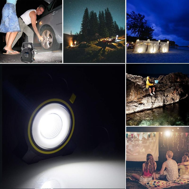 Casa si Gradina - Corpuri si surse de iluminat - Iluminat comercial si industrial - Proiectoare si lampi de lucru - Proiector Solar Portabil LED MRG M819A, Lampa de Lucru Auto, Reincarcabil - Infinity.ro