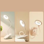 Casa si Gradina - Corpuri si surse de iluminat - Veioze si lampi - Lampi de veghe - Lampa LED Flexibila cu Cleste MRG M6531, Reincarcabila, Touch, Alb Rece - Infinity.ro