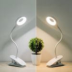 Casa si Gradina - Corpuri si surse de iluminat - Veioze si lampi - Lampi de veghe - Lampa LED Flexibila cu Cleste MRG M6531, Reincarcabila, Touch, Alb Rece - Infinity.ro