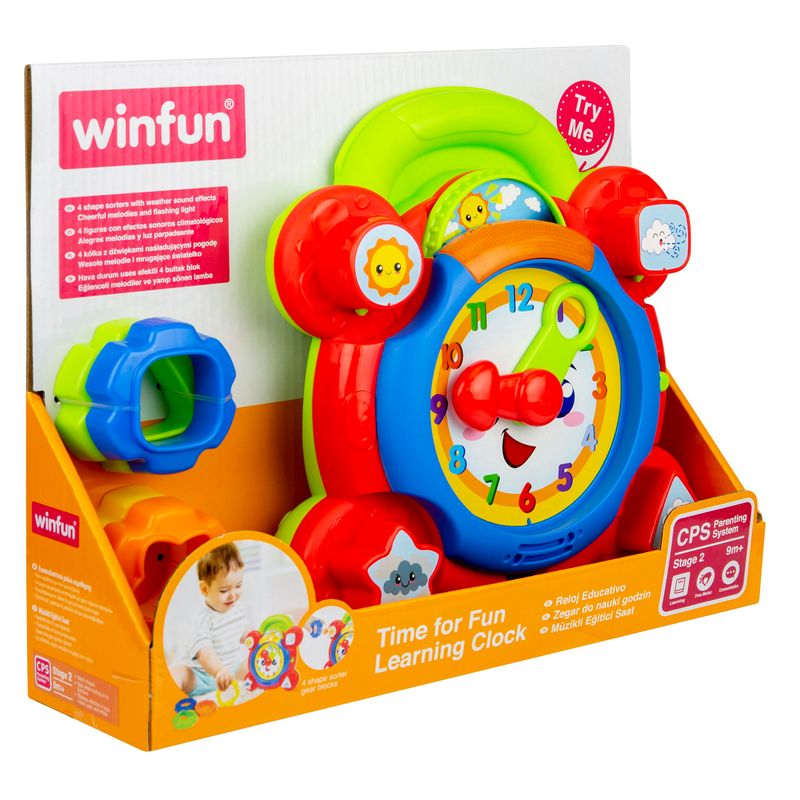 Jucarii, Copii si Bebe - Jucarii si jocuri - Jucarii & jocuri educative - Jocuri si jucarii educative - Jucarie winfun, invata ceasul - Infinity.ro