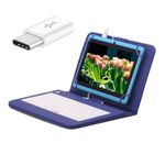 Laptop, Telefoane si Tablete - Tablete si accesorii tablete - Accesorii Tablete - Huse tablete - Husa Tastatura MRG M779, 8 Inch, TypeC, Albastru - Infinity.ro