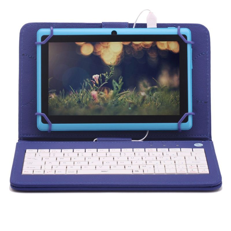 Laptop, Telefoane si Tablete - Tablete si accesorii tablete - Accesorii Tablete - Huse tablete - Husa Tastatura MRG M779, 8 Inch, TypeC, Albastru - Infinity.ro