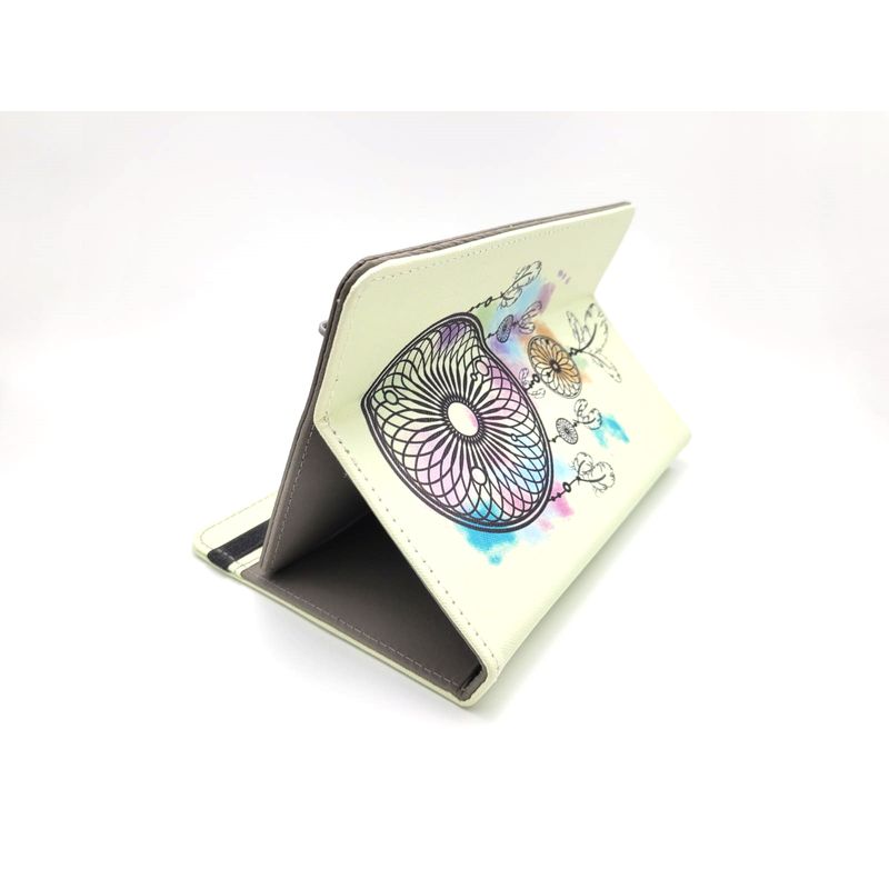Laptop, Telefoane si Tablete - Tablete si accesorii tablete - Accesorii Tablete - Huse tablete - Husa Tableta 7 inch MRG L-442, Model X, Tribal, Crem - Infinity.ro