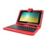 Laptop, Telefoane si Tablete - Tablete si accesorii tablete - Accesorii Tablete - Huse tablete - Husa Tableta Tastatura L-405 10 TypeC X Rosu - Infinity.ro