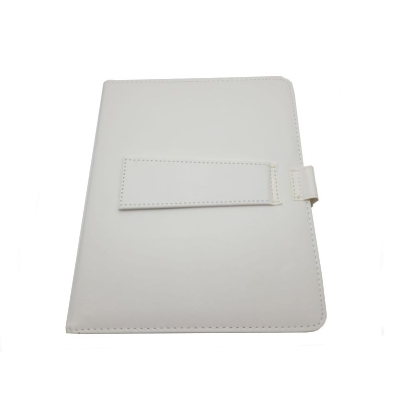 Laptop, Telefoane si Tablete - Tablete si accesorii tablete - Accesorii Tablete - Huse tablete - Husa cu Tastatura pentru Tableta 9.7” MRG L-462, Micro Usb, Model X, Alb - Infinity.ro