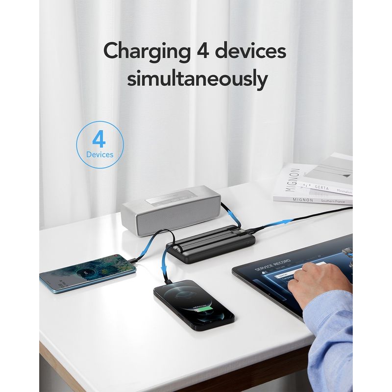 Laptop, Telefoane si Tablete - Telefoane mobile si accesorii - Accesorii Telefoane - Baterii externe - Acumulator extern C10, 10000mAh, Display LED, Fast-Charge, Negru - Infinity.ro