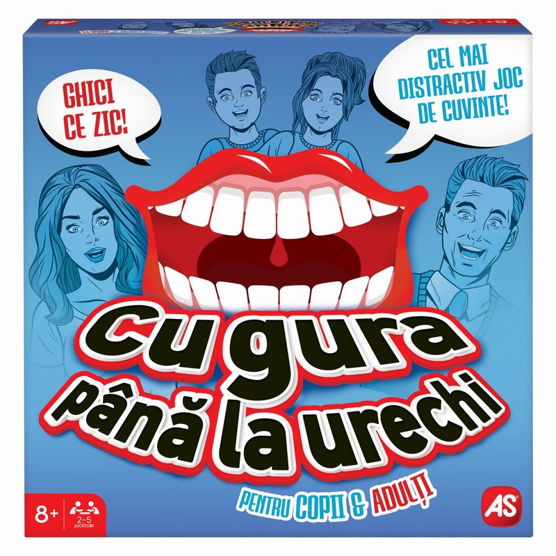 Jucarii, Copii si Bebe - Jucarii si jocuri - Jocuri si puzzle - Jocuri de societate - Joc cu gura pana la urechi pentru adulti si copii - Infinity.ro