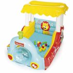 Jucarii, Copii si Bebe - Jucarii si jocuri - Jucarii de exterior - Spatii de joaca si accesorii - Centru bestway de joaca trenuletul gonflabil fisher price cu 25 mingi, bw93537 - Infinity.ro