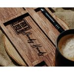 Carti si Birotica - Birotica - Accesorii de birou - Alte accesorii birou - Organizator Multifunctional din lemn pentru Birou HH964 Personalizat 40x15 cm - Infinity.ro