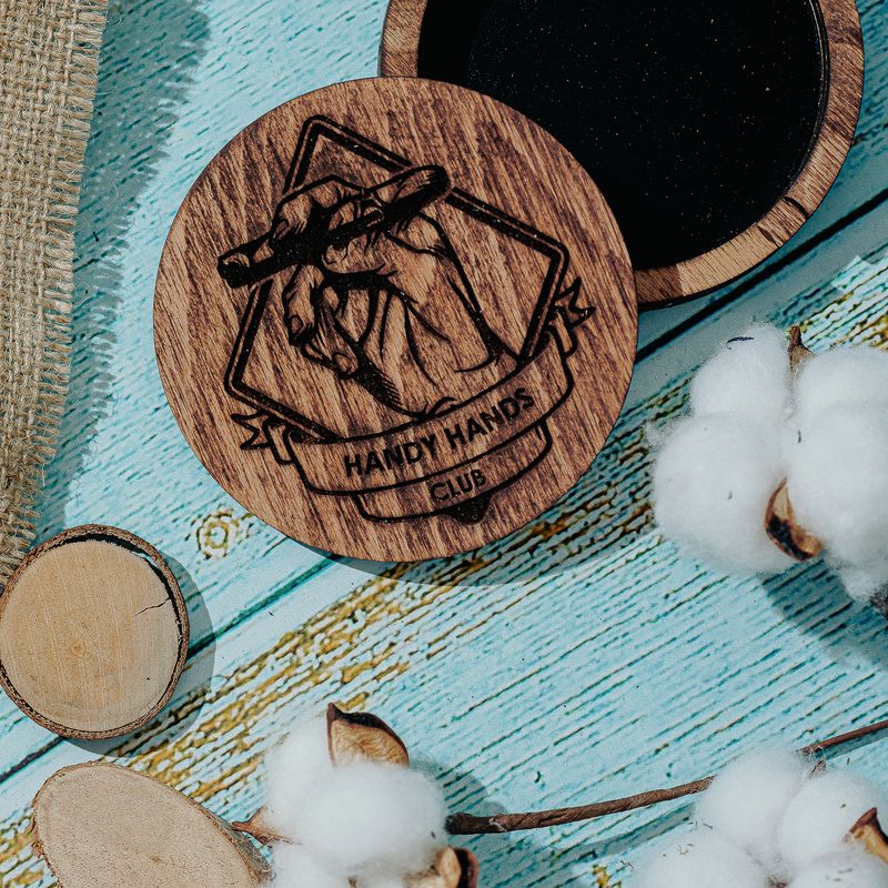 Casa si Gradina - Decoratiuni - Decoratiuni petrecere - Accesorii pentru petrecere - Scrumiera din lemn HH978 Personalizata 10 cm - Infinity.ro