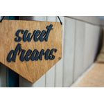 Casa si Gradina - Decoratiuni - Obiecte decorative - Decoratiuni camera copilului - Decor Personalizabil, HandyHands, cu Vise Placute din lemn - Alb, 40 L x 38 H (cm) - Infinity.ro