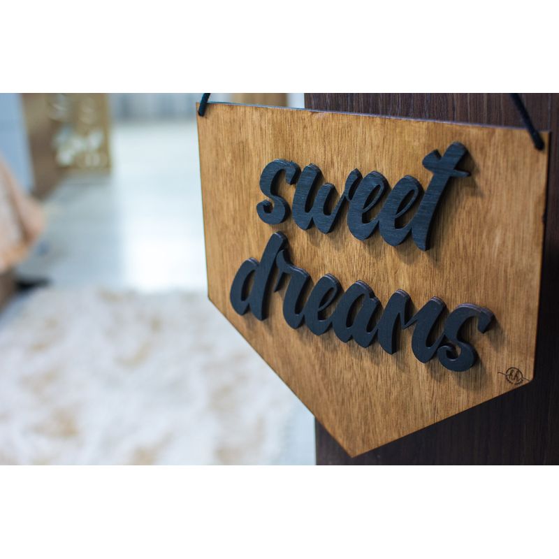 Casa si Gradina - Decoratiuni - Obiecte decorative - Decoratiuni camera copilului - Decor Personalizabil, HandyHands, cu Vise Placute din lemn - Alb, 32 L x 30 H (cm) - Infinity.ro
