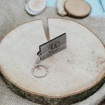 Fashion, accesorii si bijuterii - Barbati - Accesorii barbati - Alte accesorii barbati - Set 10 bucati Breloc din lemn HH944 Personalizat Model Dreptunghiular 6x3.7 cm - Infinity.ro