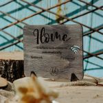 Casa si Gradina - Decoratiuni - Decoratiuni perete - Semn de Conexiune Wifi din lemn HH980 Personalizat 16x13 cm - Infinity.ro