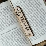 Carti si Birotica - Carti - Accesorii pentru cititori - Set 10 bucati Semn de Carte din lemn HH9399 Personalizat 3.5x13 cm - Infinity.ro