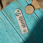 Carti si Birotica - Carti - Accesorii pentru cititori - Set 10 bucati Semn de Carte din lemn HH9399 Personalizat 3.5x13 cm - Infinity.ro