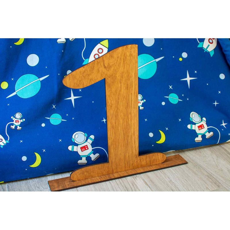 Casa si Gradina - Decoratiuni - Decoratiuni petrecere - Accesorii pentru petrecere - Decor Sedinta foto HH680 Cifra Unu din Lemn 24x30 cm - Infinity.ro
