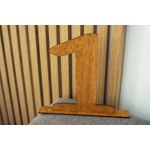 Casa si Gradina - Decoratiuni - Decoratiuni petrecere - Accesorii pentru petrecere - Decor Sedinta foto HH680 Cifra Unu din Lemn 24x30 cm - Infinity.ro