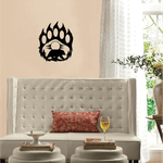 Casa si Gradina - Decoratiuni - Decoratiuni perete - Decor perete Laba de Urs HH703 din lemn - 20 L x 24 H (cm) - Infinity.ro