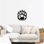 Casa si Gradina - Decoratiuni - Decoratiuni perete - Decor perete Laba de Urs HH703 din lemn - 20 L x 24 H (cm) - Infinity.ro