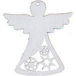 Casa si Gradina - Decoratiuni - Decoratiuni de sezon - Glob de Craciun HH913 din Lemn Model Inger - Infinity.ro