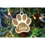 Casa si Gradina - Decoratiuni - Decoratiuni de sezon - Glob de Craciun Personalizat HH887 din Lemn Model Labuta Catel - Infinity.ro