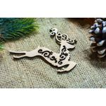 Casa si Gradina - Decoratiuni - Decoratiuni de sezon - Set 5 globuri de Craciun HH879 din Lemn Model Traditional de Craciun - Infinity.ro