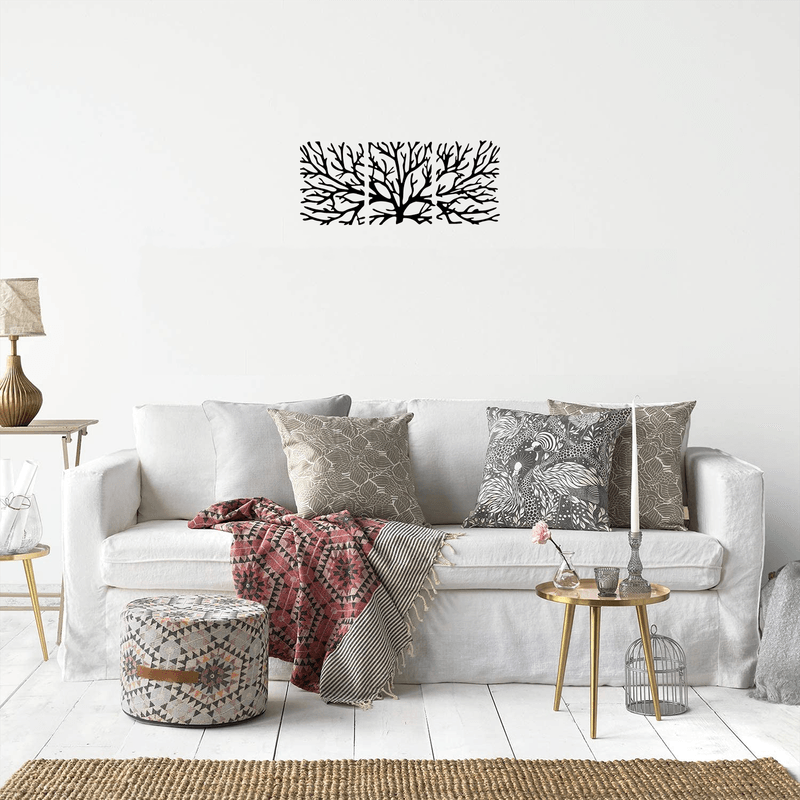 Casa si Gradina - Decoratiuni - Decoratiuni perete - Decor perete Ramuri Copac din 3 Parti HH683 din lemn - 88 L X 37 H (cm) - Infinity.ro