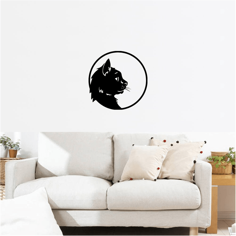 Casa si Gradina - Decoratiuni - Decoratiuni perete - Decor perete Pisica HH821 din lemn - 27 L x 27 H (cm) - Infinity.ro