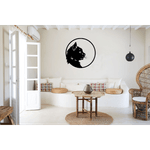 Casa si Gradina - Decoratiuni - Decoratiuni perete - Decor perete Pisica HH821 din lemn - 27 L x 27 H (cm) - Infinity.ro