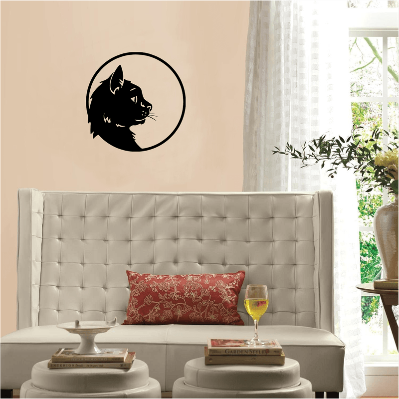Casa si Gradina - Decoratiuni - Decoratiuni perete - Decor perete Pisica HH821 din lemn - 27 L x 27 H (cm) - Infinity.ro