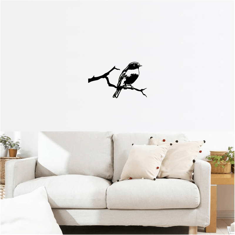 Casa si Gradina - Decoratiuni - Decoratiuni perete - Decor perete Pasare pe Creanga HH754 din lemn - 25 L x 15 H (cm) - Infinity.ro