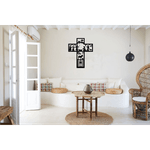 Casa si Gradina - Decoratiuni - Decoratiuni perete - Decor perete Povestea Crucii HH685 din lemn - 20 L x 25 H (cm) - Infinity.ro
