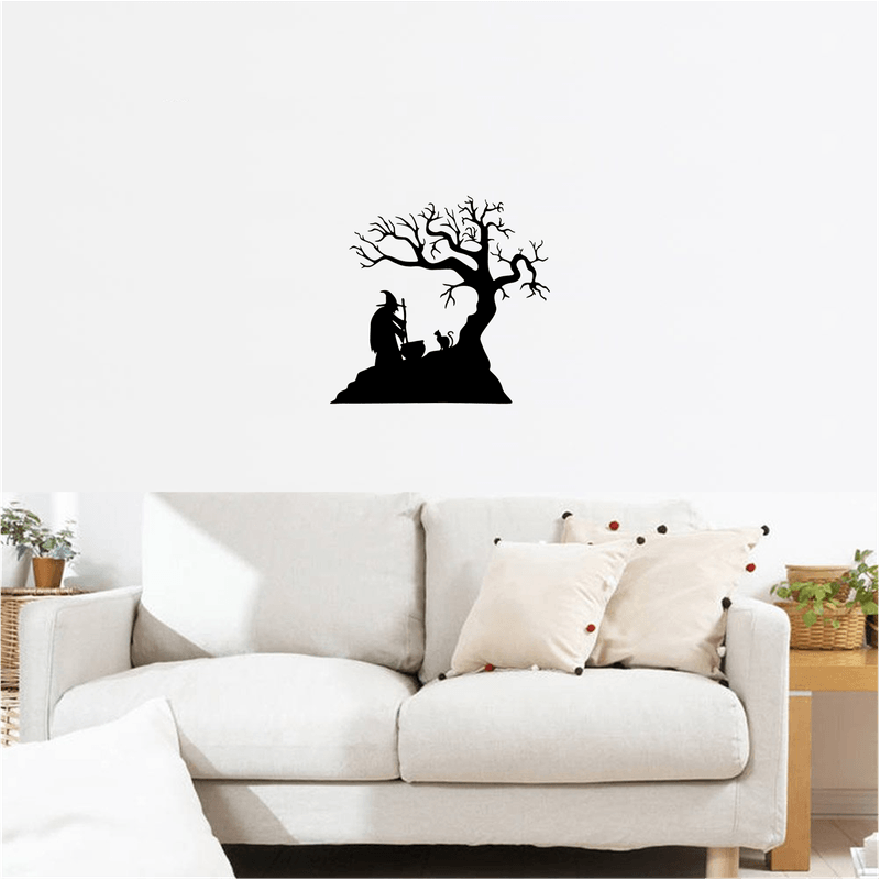 Casa si Gradina - Decoratiuni - Decoratiuni perete - Decor perete Halloween HH810 din lemn - 40 L x 37 H (cm) - Infinity.ro