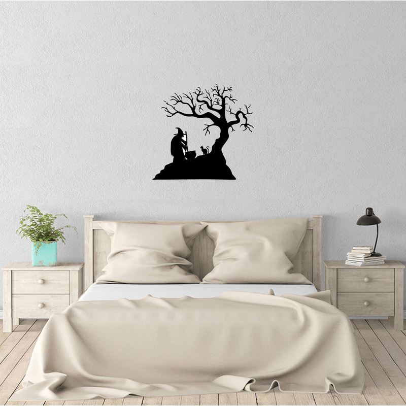 Casa si Gradina - Decoratiuni - Decoratiuni perete - Decor perete Halloween HH810 din lemn - 40 L x 37 H (cm) - Infinity.ro
