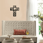 Casa si Gradina - Decoratiuni - Decoratiuni perete - Decor perete Povestea Crucii HH685 din lemn - 20 L x 25 H (cm) - Infinity.ro