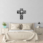 Casa si Gradina - Decoratiuni - Decoratiuni perete - Decor perete Povestea Crucii HH685 din lemn - 20 L x 25 H (cm) - Infinity.ro