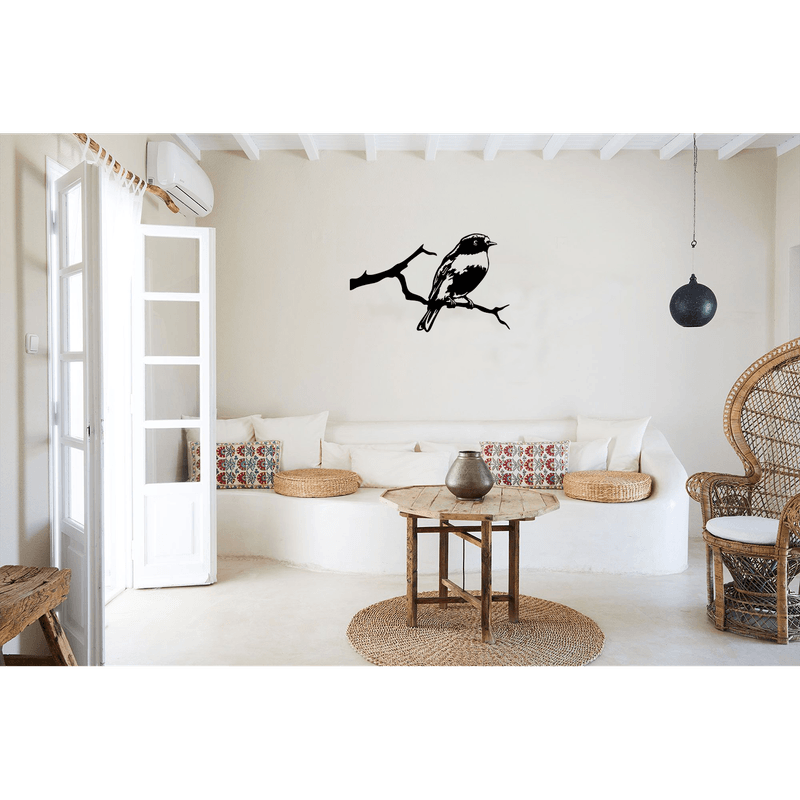 Casa si Gradina - Decoratiuni - Decoratiuni perete - Decor perete Pasare pe Creanga HH754 din lemn - 57 L x 35 H (cm) - Infinity.ro