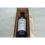 Fashion, accesorii si bijuterii - Femei - Bijuterii femei - Cutii bijuterii - Cutie de vin din Lemn HH828 Personalizata cu Nume si Text - Infinity.ro