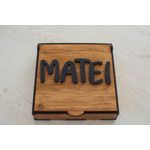 Fashion, accesorii si bijuterii - Femei - Bijuterii femei - Cutii bijuterii - Cutie Personalizabila, HandyHands, Personalizata din lemn - 22 L x 22 H (cm), Alb - Infinity.ro