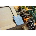 Market - Cadouri - Rame si albume foto - Rama foto de Craciun HH876 Personalizata din lemn Merry Christmas - Infinity.ro