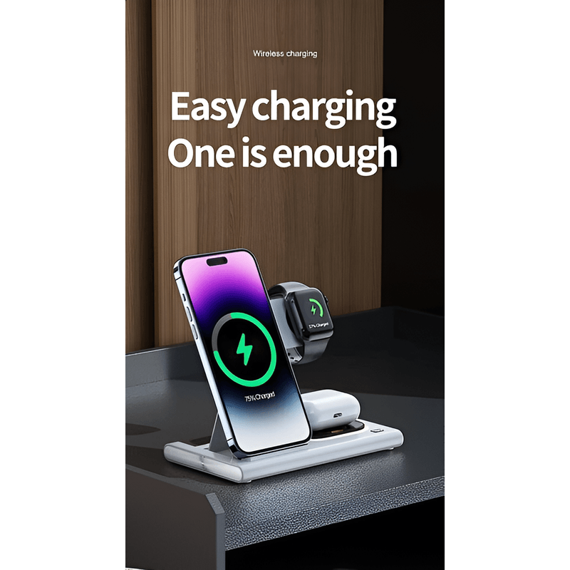 Laptop, Telefoane si Tablete - Telefoane mobile si accesorii - Accesorii Telefoane - Incarcatoare telefoane - Incarcator wireless fast charger, Omega, A80, Alb - Infinity.ro