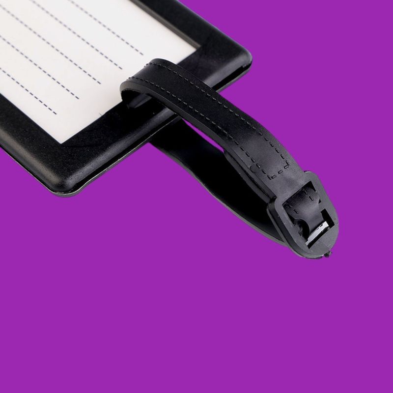 Sport si Outdoor - Articole de voiaj - Accesorii articole de voiaj - Eticheta pentru identificare bagaje Crisalida, 6,5 x 10 cm, Triunghiuri multicolor - Infinity.ro