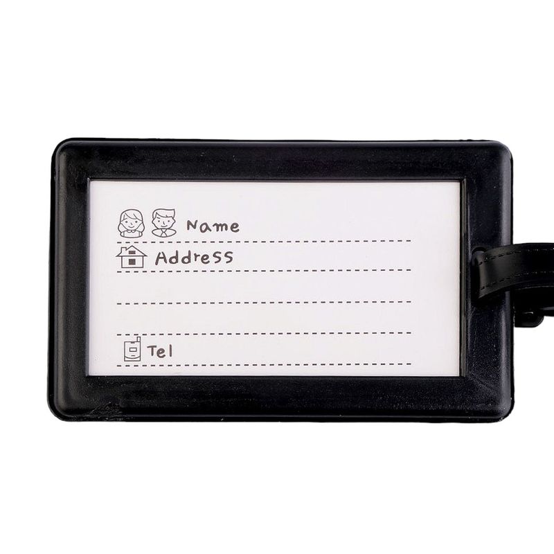 Sport si Outdoor - Articole de voiaj - Accesorii articole de voiaj - Eticheta pentru identificare bagaje Crisalida, 6,5 x 10 cm, Flori multicolor - Infinity.ro