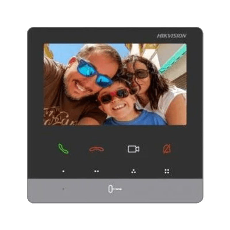 Casa si Gradina - Electrice - Smart Home - Accesorii control acces si supraveghere - Monitor videointerfon TCP/IP, TFT LCD 4.3 inch 9 butoane, PoE - HIKVISION DS-KH6100-E1 - Infinity.ro